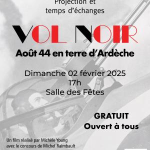 Film documentaire Vol Noir, Août 44 en terre d'Ardèche